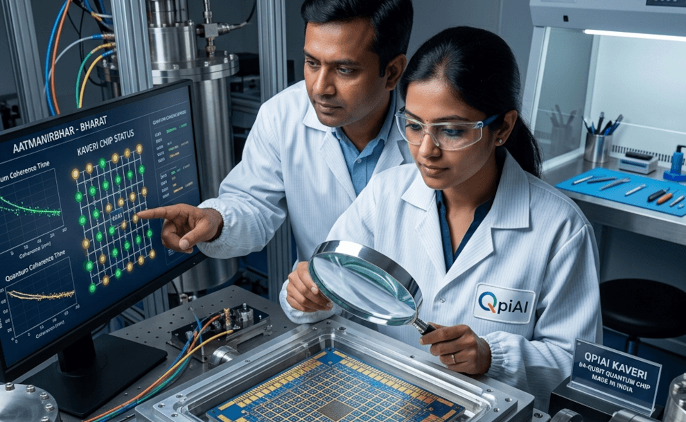 Kaveri: India's First Home-Grown 64-Qubit Quantum Computing Chip