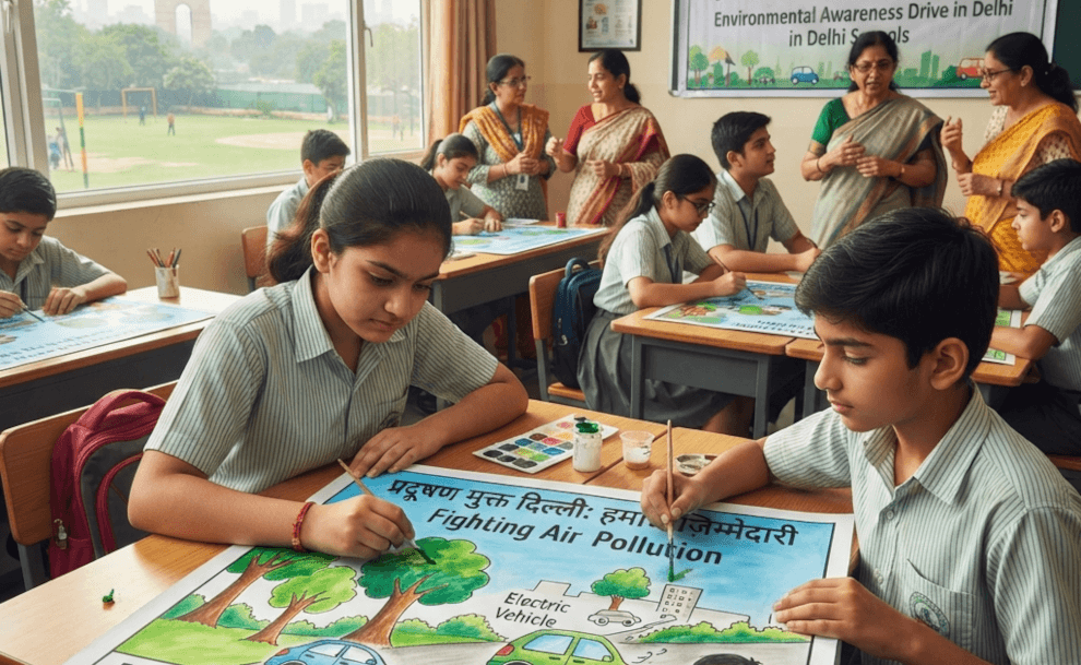 Delhi Schools Teach Kids to Fight Air Pollution
