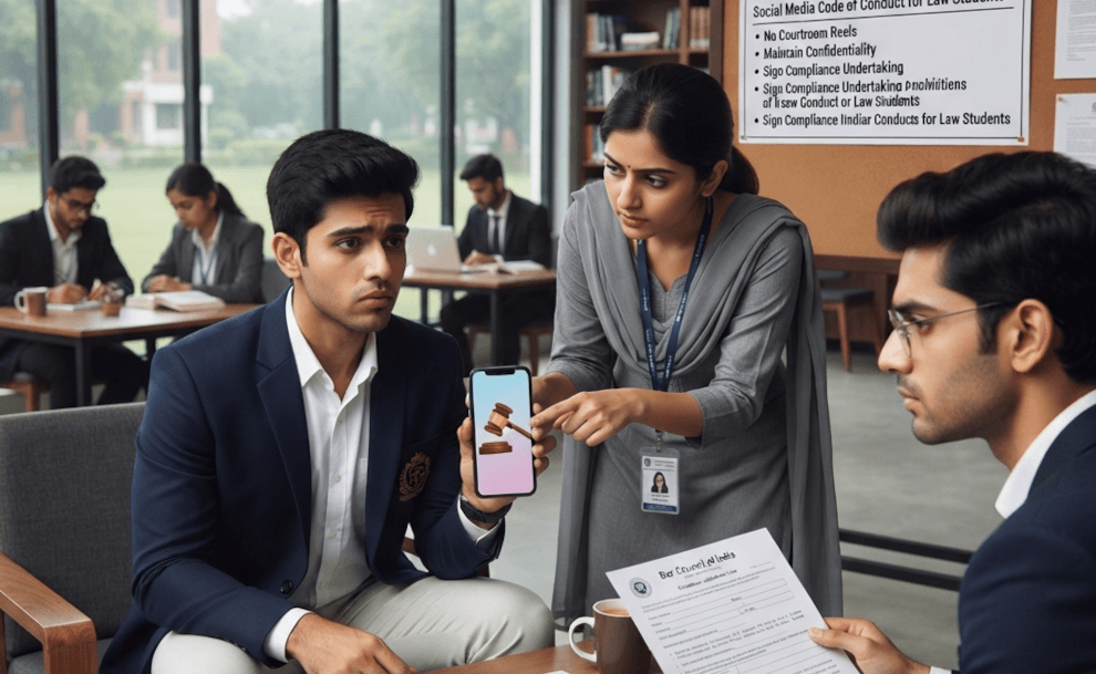 BCI Bans Court Reels: New Social Media Rules for Law Students