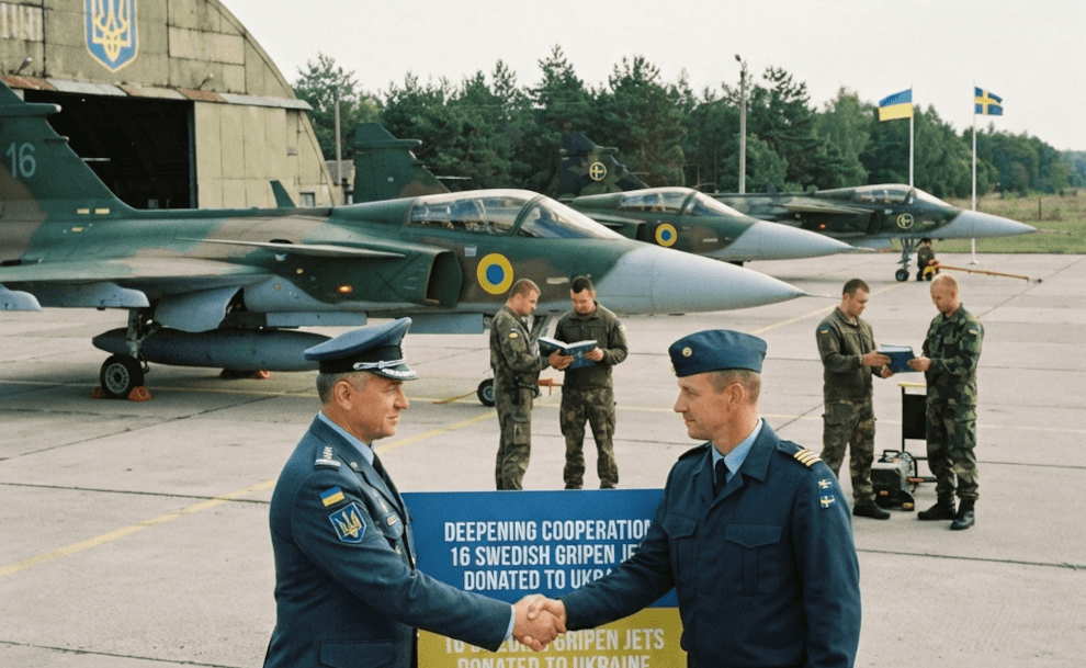 Ukraine to Boost Air Defence With Swedish Gripen Jets