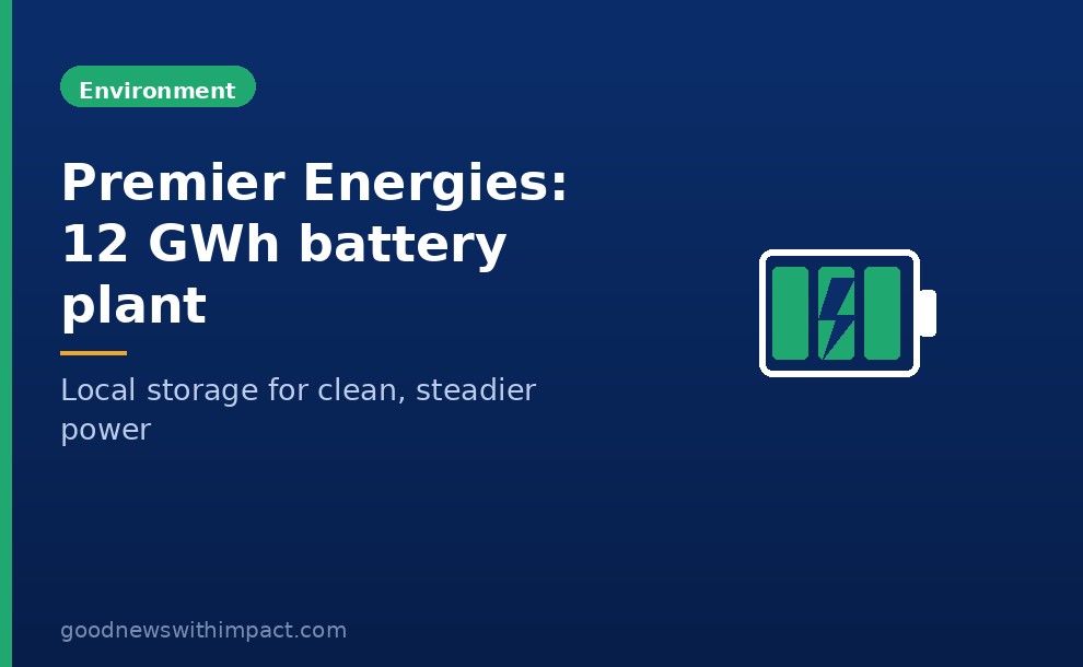 Premier Energies plans 12 GWh battery plant in Telangana