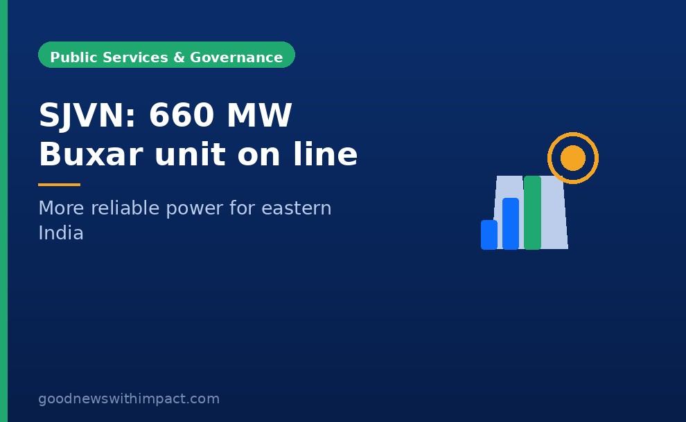 SJVN starts 660 MW second unit at Buxar power plant