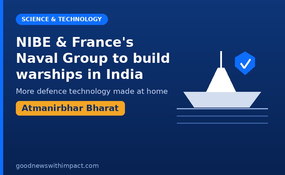NIBE, France's Naval Group tie up to build warships in India