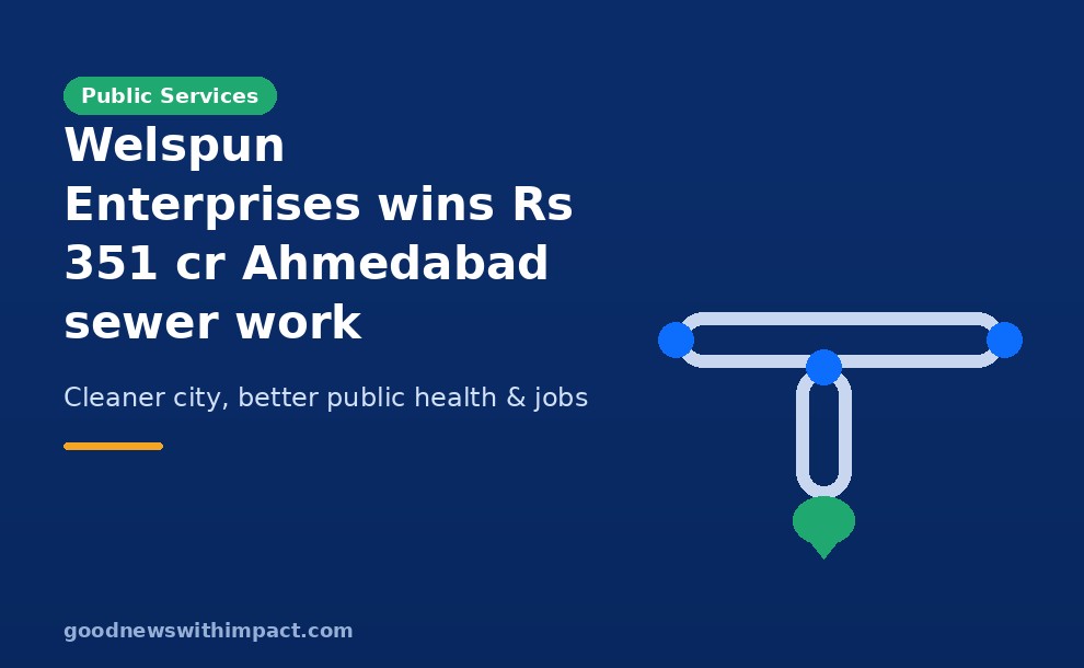 Welspun Enterprises wins ₹351 crore Ahmedabad sewer work