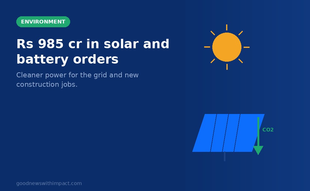 Sterling & Wilson wins ₹985 crore solar and battery orders