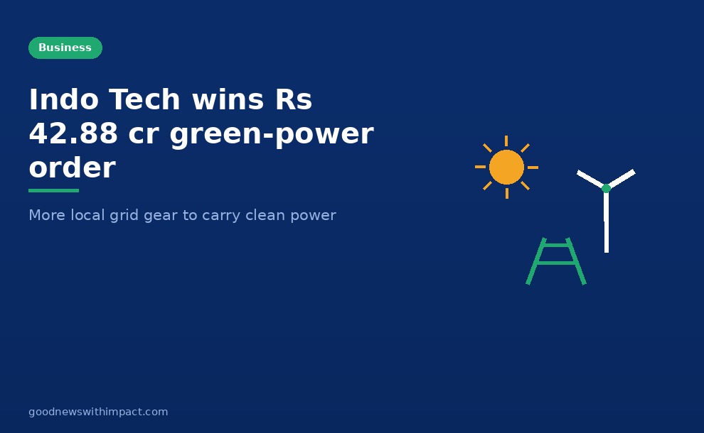 Indo Tech Transformers wins ₹42.88 cr green-power order
