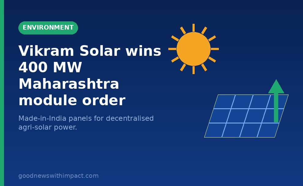Vikram Solar bags 400 MW module order for Maharashtra