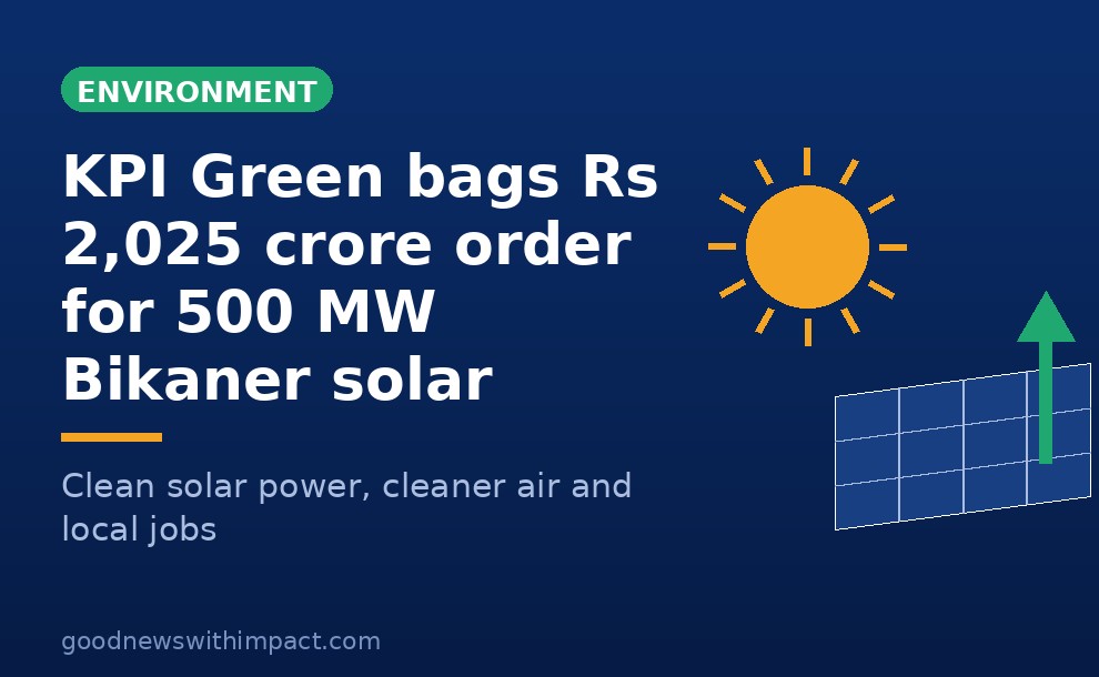 KPI Green bags ₹2,025 crore order for 500 MW Bikaner solar