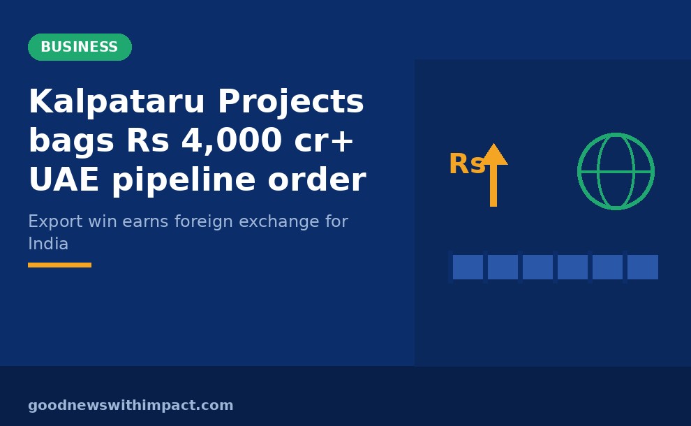Kalpataru Projects bags Rs 4,000 cr+ UAE pipeline order
