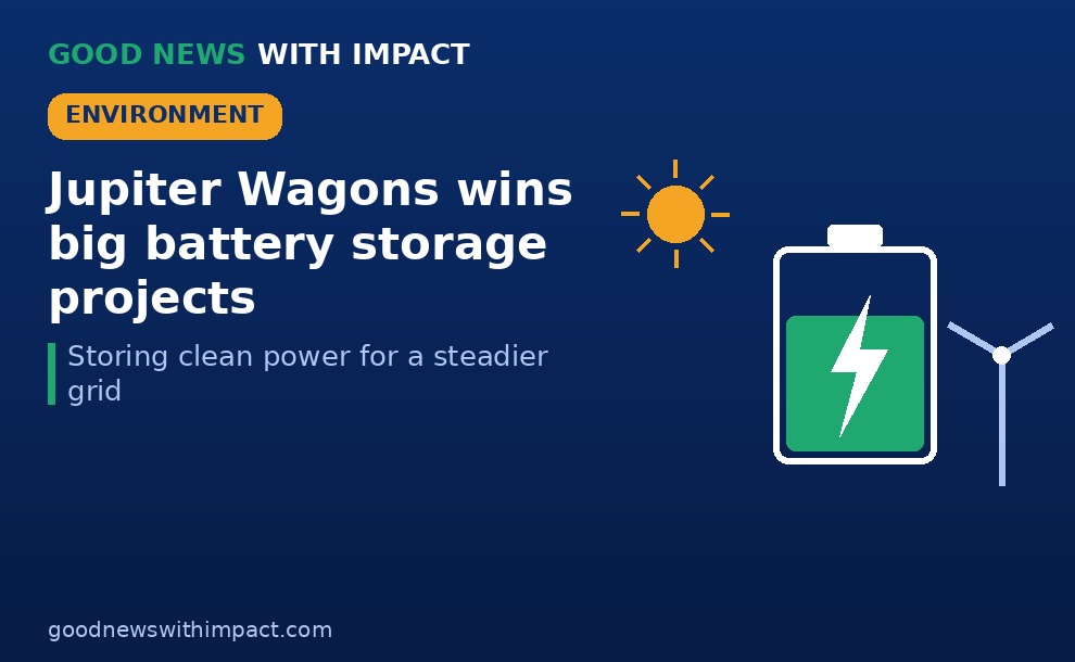 Jupiter Wagons wins big battery storage projects
