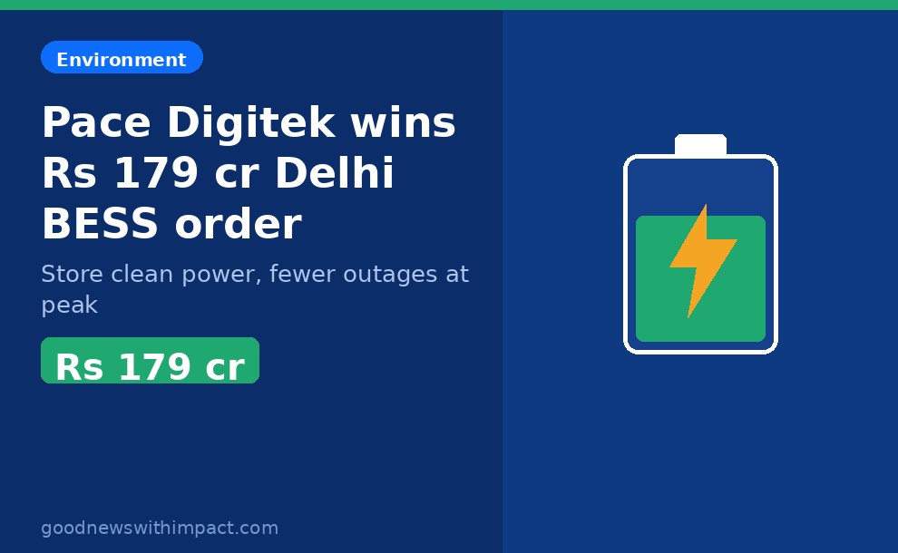 Pace Digitek wins ₹179 crore Delhi battery storage order