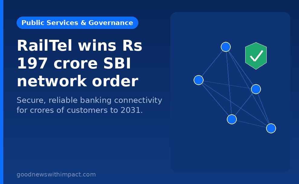 RailTel wins ₹197 crore SBI order to run bank networks